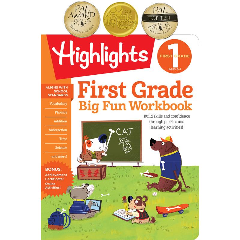 Highlights First Grade Big Fun Workbook