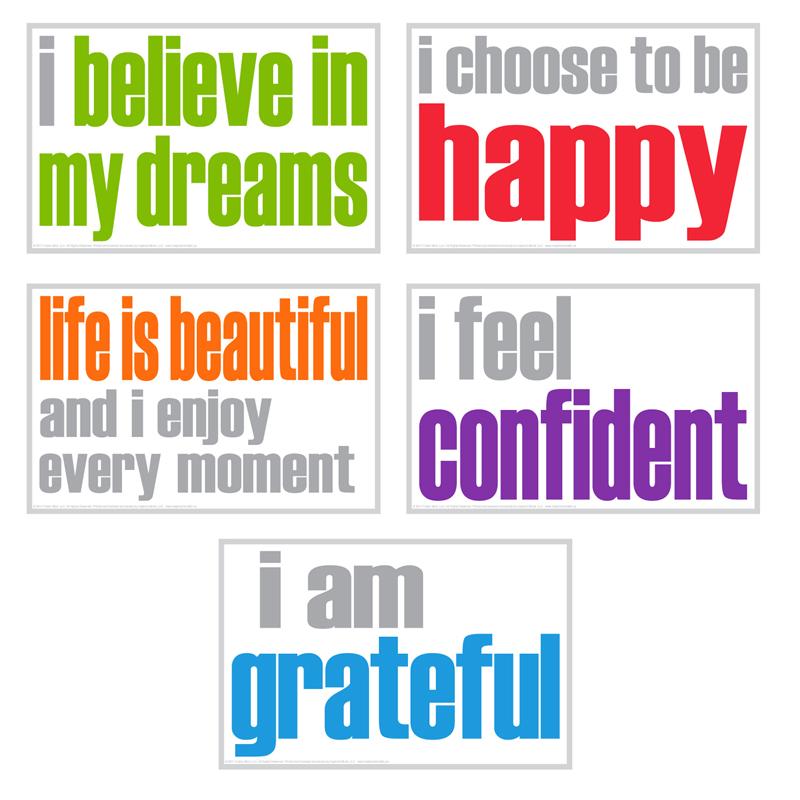 Confidence Posters Pack Of 5