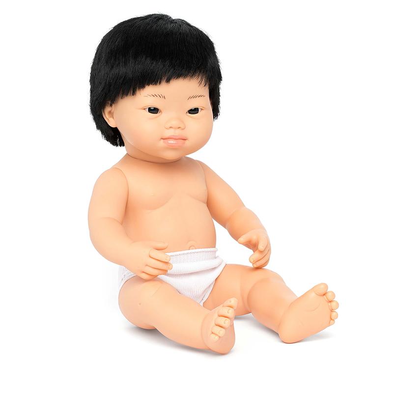 Asian Boy Doll with Down Syndrome
