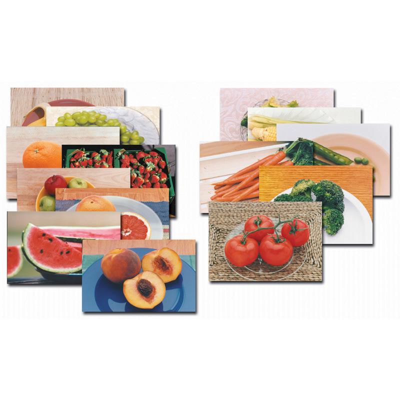 Set of 14 Fruits & Vegetables Posters
