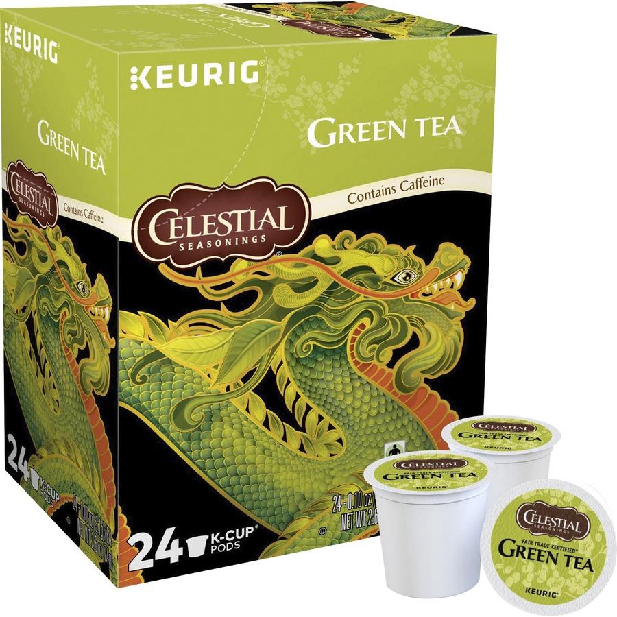Celestial Seasonings Natural Antioxidant Green Tea KCup, 24/Box