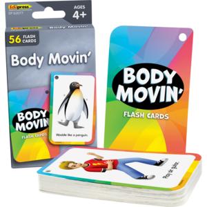 Body Movin` Flash Cards