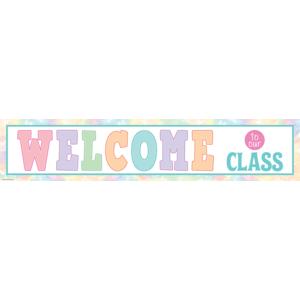 Pastel Pop Welcome To Our Class Banner