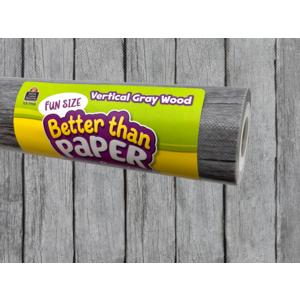 Fun Size Vertical Gray Wood Better Than Paper Bulletin Board Roll