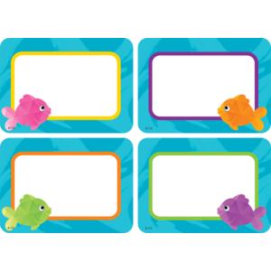 Colorful Fish Name Tags/labels - Multi-pack