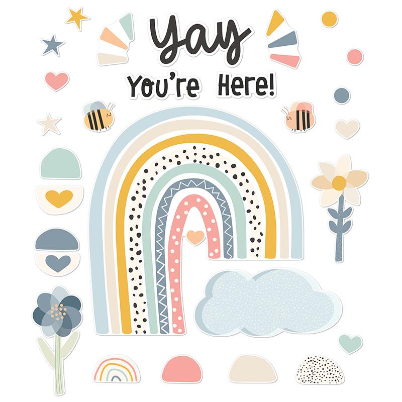  Yay You ` Re Here! Bulletin Board Set