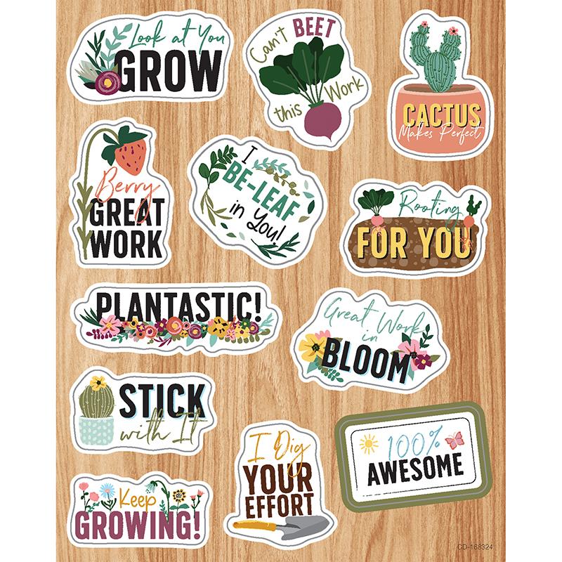 Grow Together Motivators Shape Stickers