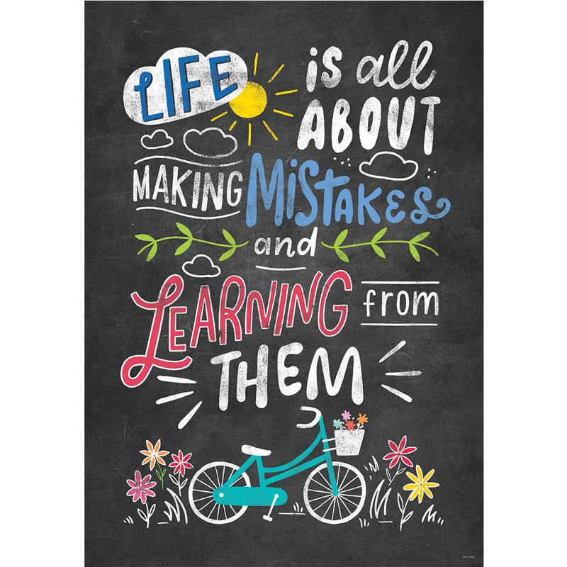 Chalk It Up!  Mistakes Inspire U Poster