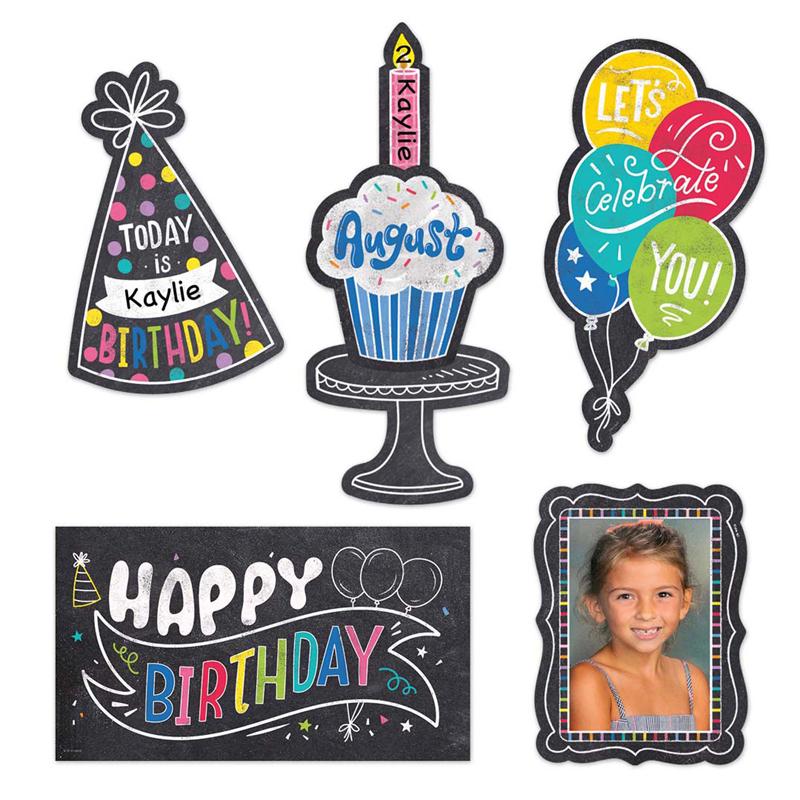 Chalk It Up!  Happy Birthday Mini Bulletin Board