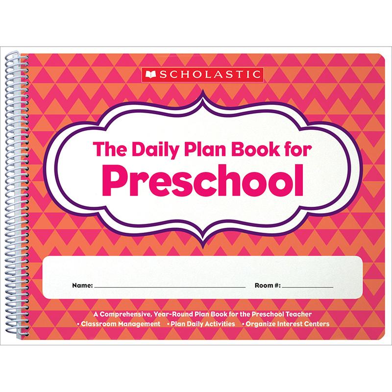 Daily Plan Book Preschool
