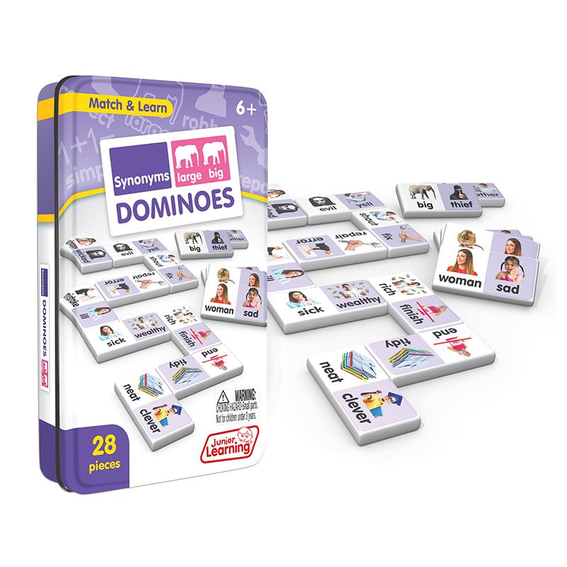 Synonyms Match & Learn Dominoes, 28 Pieces