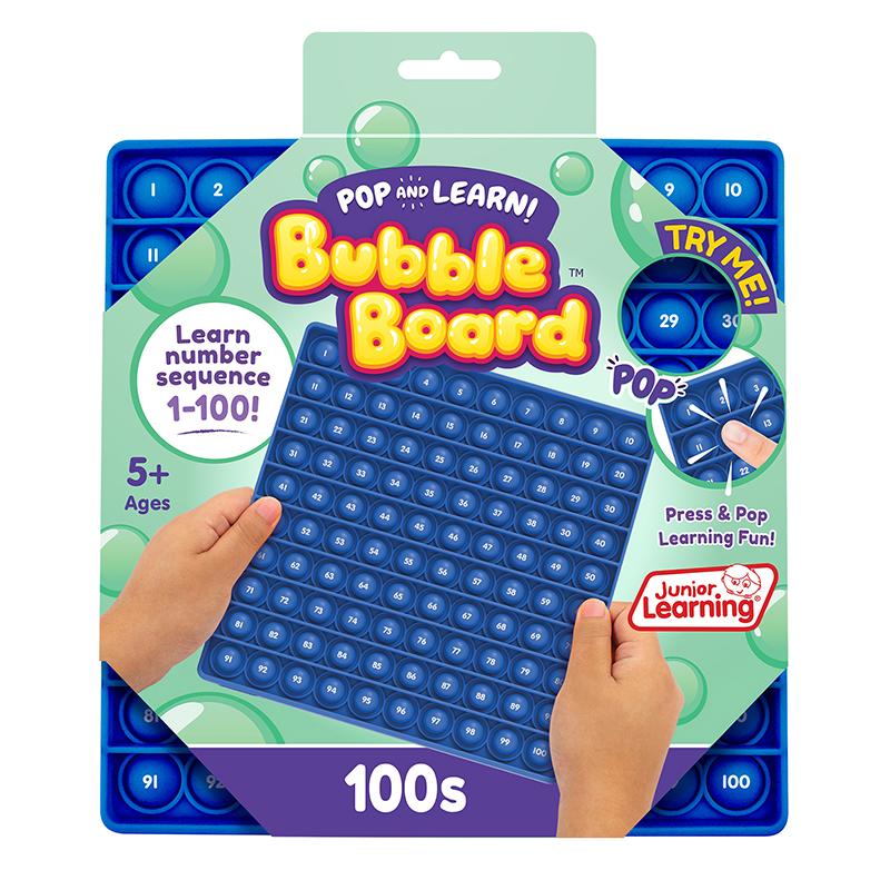 100s Pop + Learn Bubble Board