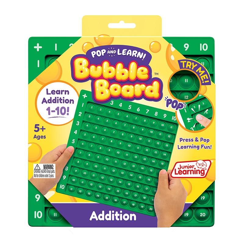 Addition Pop + Learn Bubble Board