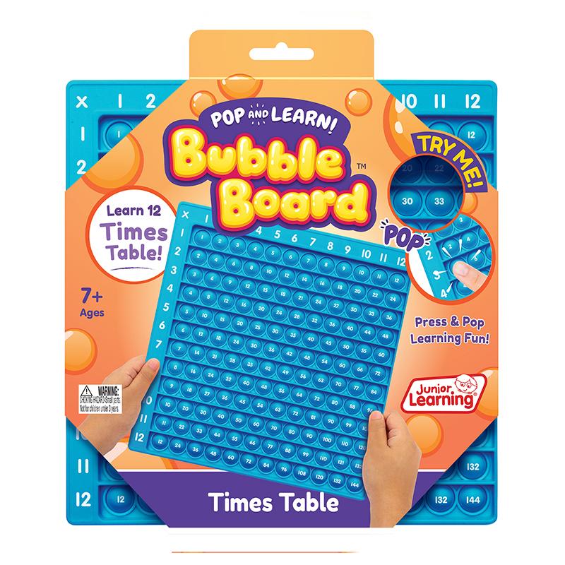 Times Table Pop + Learn Bubble Board