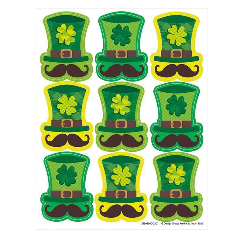 St. Pat`s Hats Stickers Giant
