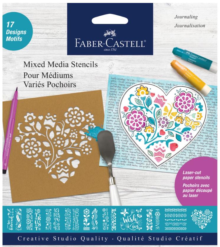 Mixed Media Paper Stencils - Journaling