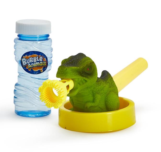 Dino-mite Bubbles - T-rex Bubble Maker & Bottle Of Bubble Solution
