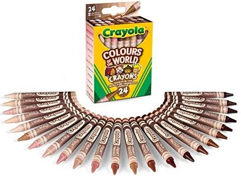 Crayola Regular Crayons, Colors of the World, 24ct