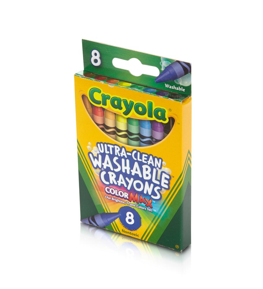 Knowledge Tree  Crayola Binney + Smith Crayola 8ct Ultra Clean Washable  Crayons - Regular Size