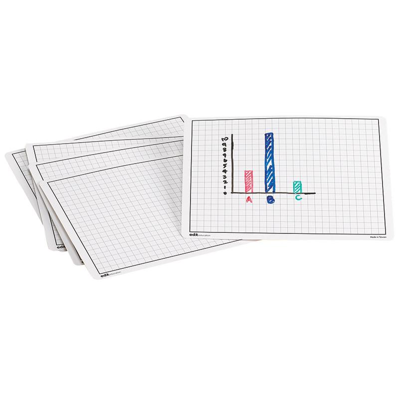 Write-on/wipe-off Graphing Mats - Set Of 10