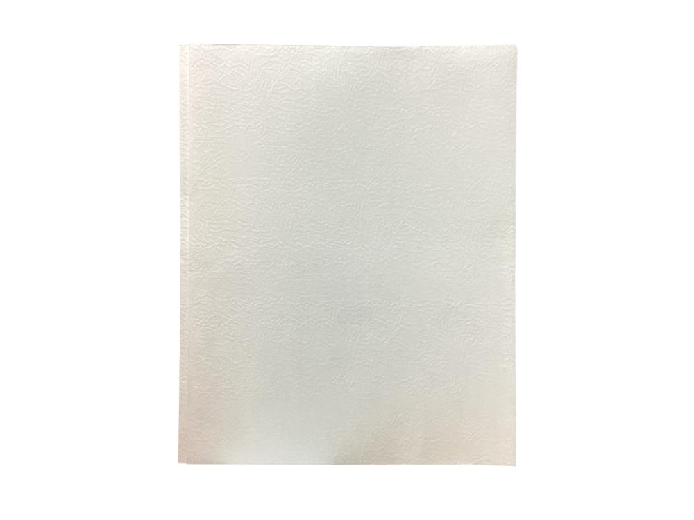  Matte Brad & Pocket Folder, WHITE, 9.5PT, Uncoated Stock
