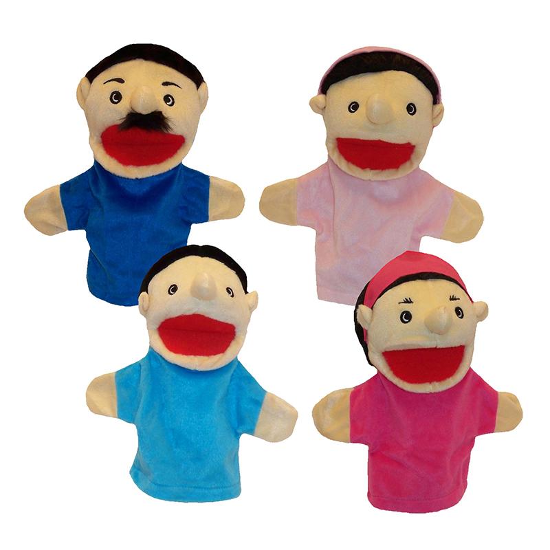 Family Bigmouth Puppets Hispanic, Family Of 4