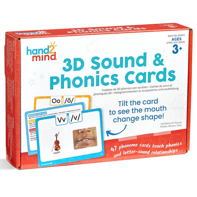 3d Sound And Phonics Cards