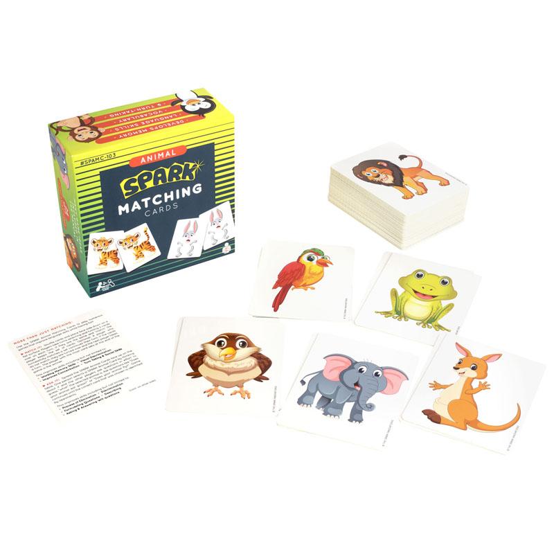 Animals Matching Cards Memory Game