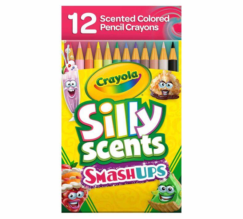 Crayola Silly Scents Smash Ups Colored Pencils, 12ct