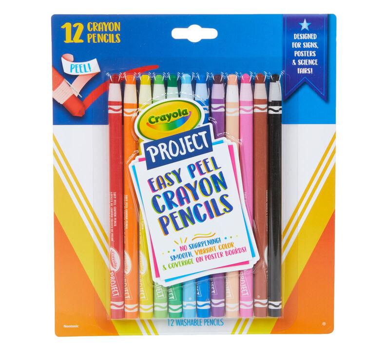 Crayola Project Easy Peel Crayon Pencils