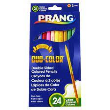 Duo Colored Pencils, 24 Color Set