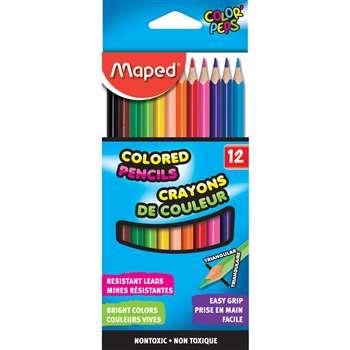  Triangular Colored Pencils 12 Colors