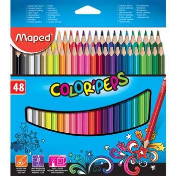  Triangular Colored Pencils 48Pk Colorpeps