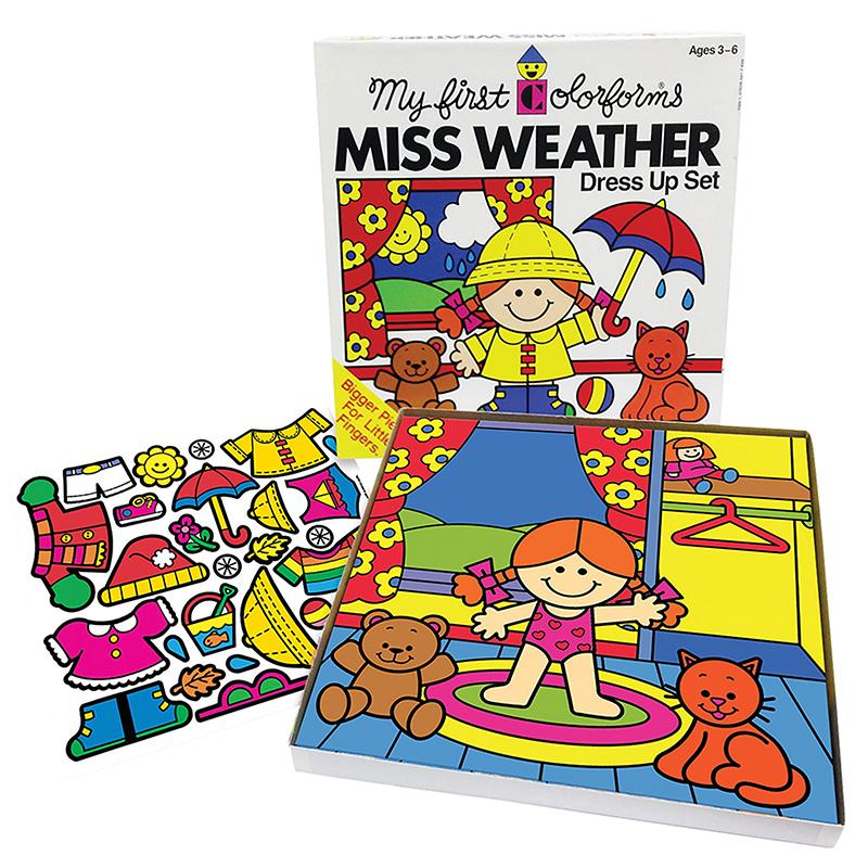Colorform Miss Weather Dress Up Set