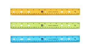 Charles Leonard Plastic Ruler, Double Bevel, 12 Inches, Translucent Assorted Colors, 36-Pack