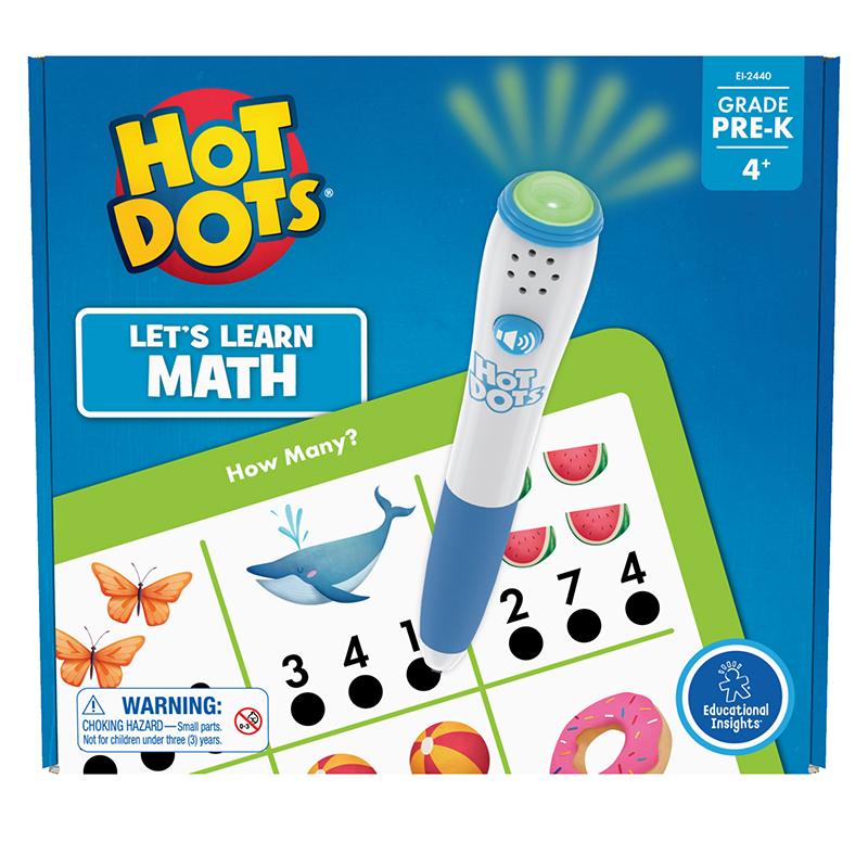 Hot Dots Let`s Learn Math, Grade Pk