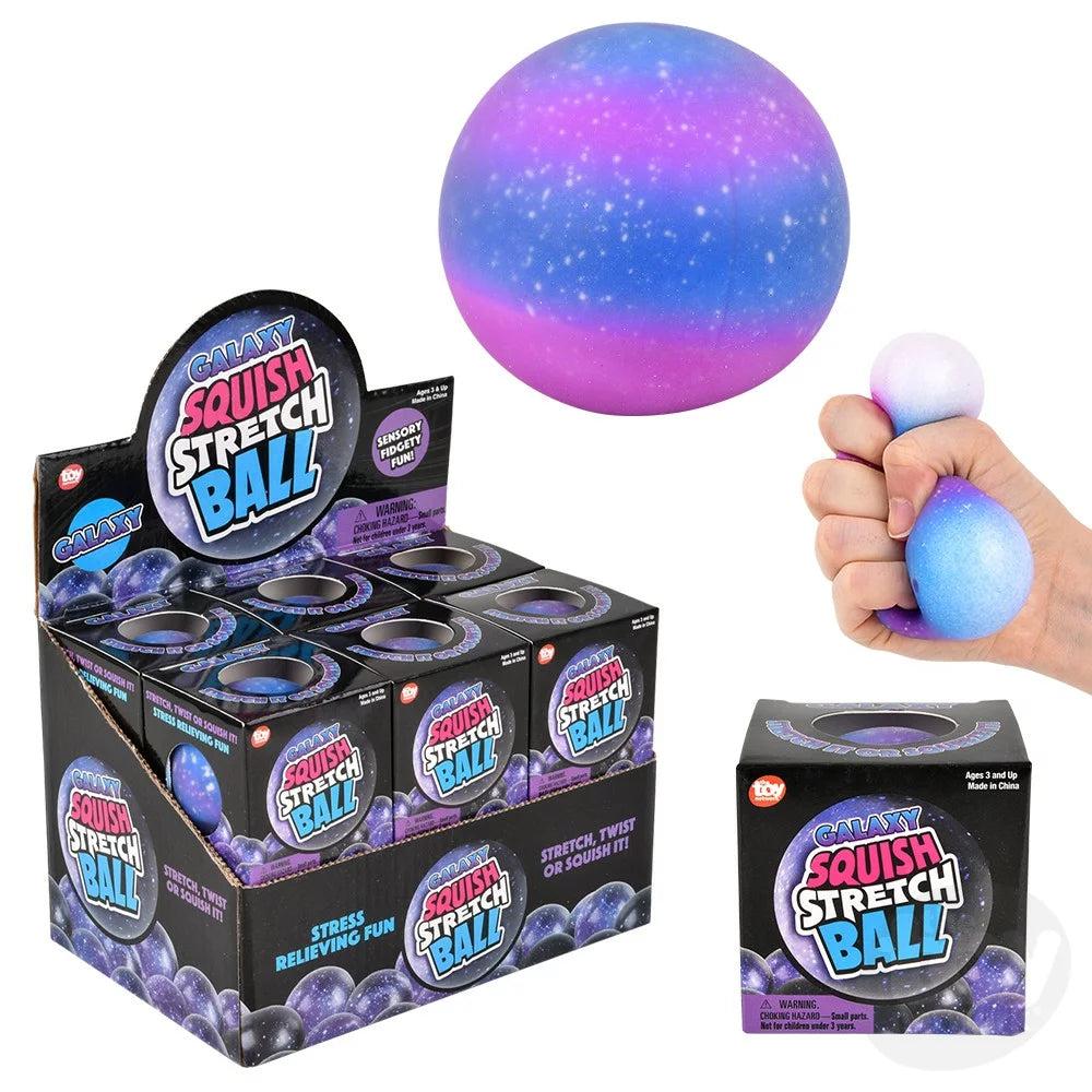 Squish and Stretch Mini Galaxy Gummi Ball 12pk