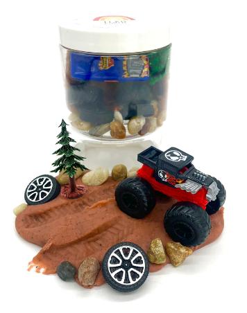 Monster Truck Play Dough-to-go Kit, Root Beer