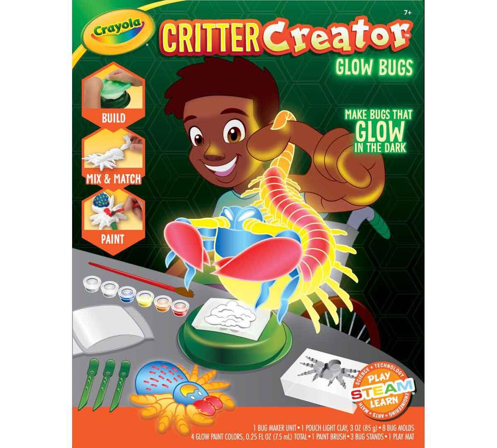 Crayola Critter Creator, Glow Bugs, Crayola Steam