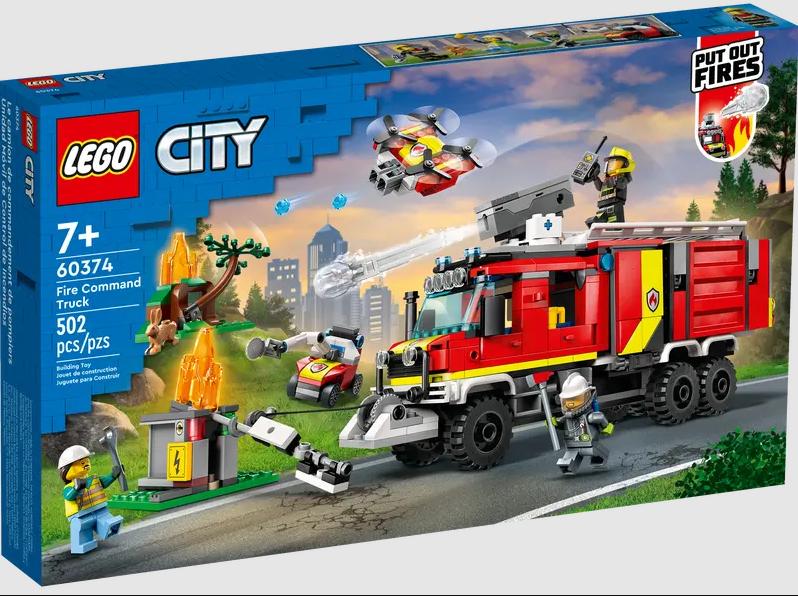Lego - City Fire - Fire Command Truck - 502 Pcs