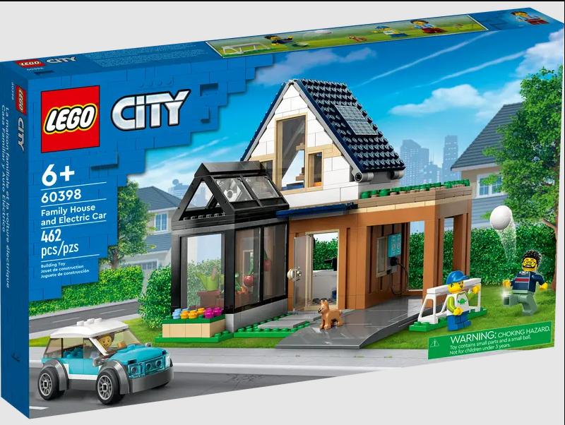 Lego - City - Family House And Electric Car - 462 Pcs