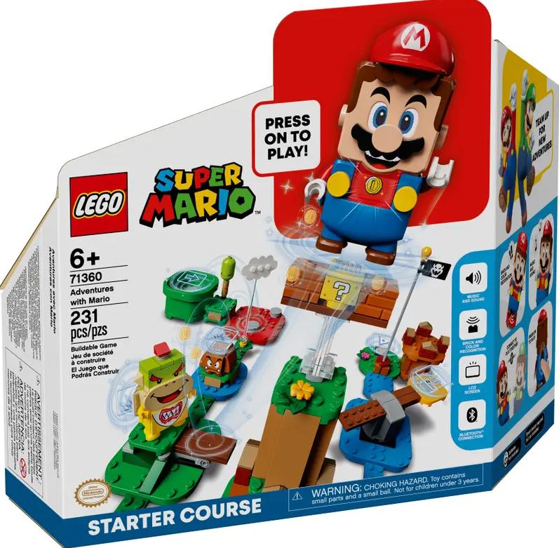 Knowledge Tree  Lego Systems, Inc. Lego - Super Mario - Adventures With  Mario - Starter Course - 231 Pcs