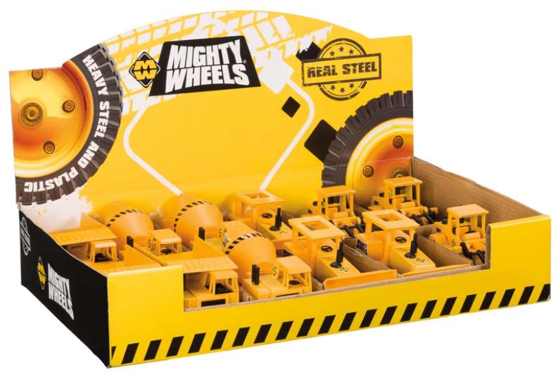 Toysmith Mighty Wheels Construction Vehicles, Real Steel