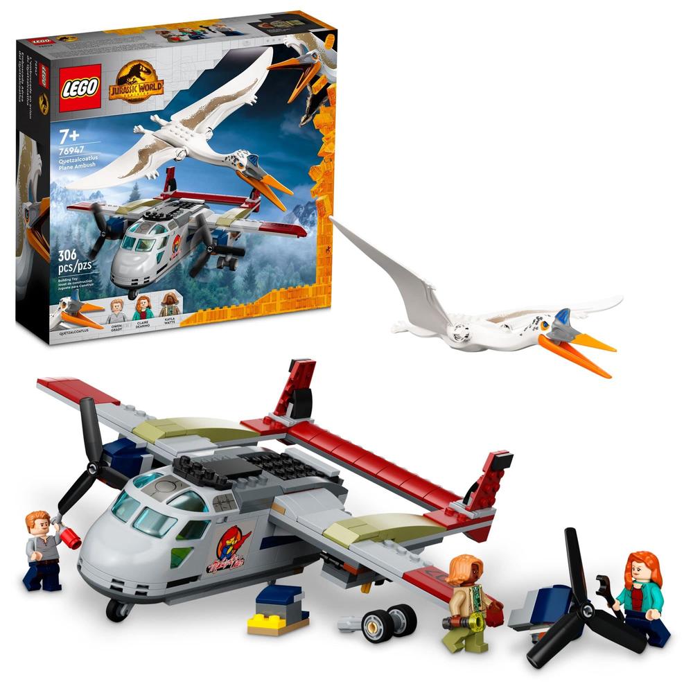 LEGO Jurassic World Quetzalcoatlus Plane Ambush 