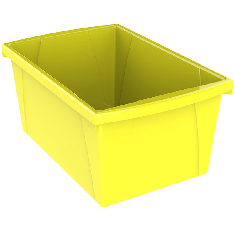 Medium Yellow Classroom Storage Bin
