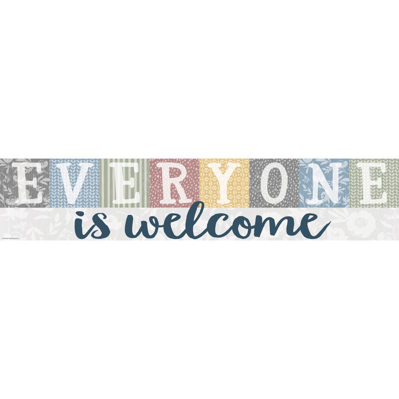 Classroom Cottage Everyone Is Welcome Banner