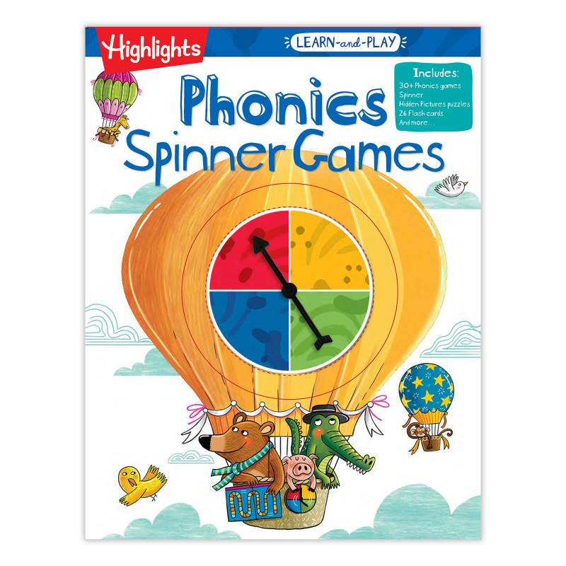 Highlights: Phonics Spinner Games Gr. K-2