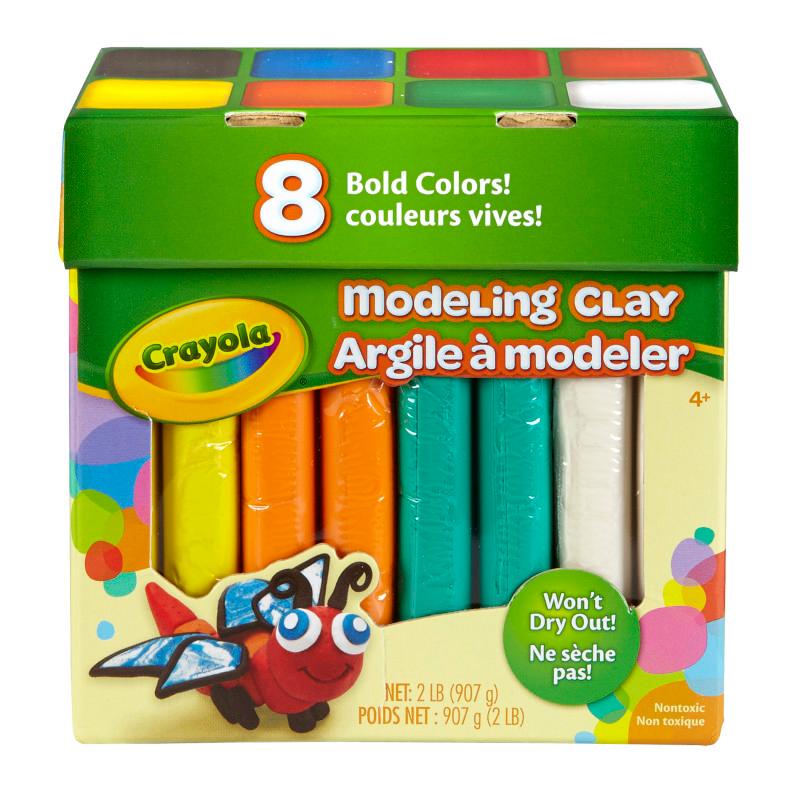 Crayola 2-lbs. Jumbo Assortment Modeling Clay, 8 1/4-lb Pcs